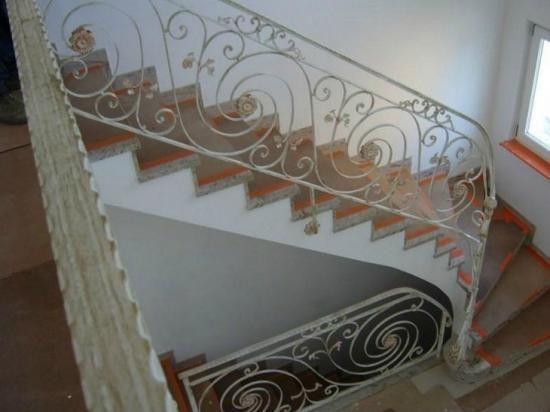 Fabrication de rampes d'escaliers intérieurs Mulhouse