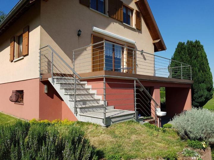 Rampes d'escaliers extérieurs Mulhouse