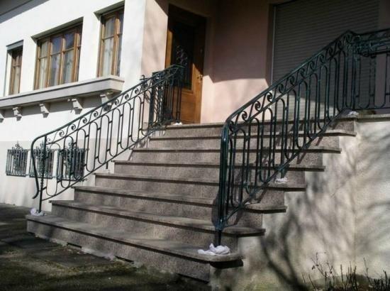 Fabrication rampes d'escaliers extérieurs Mulhouse